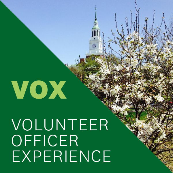 Volunteer Officer eXperience and spring blooms on campus