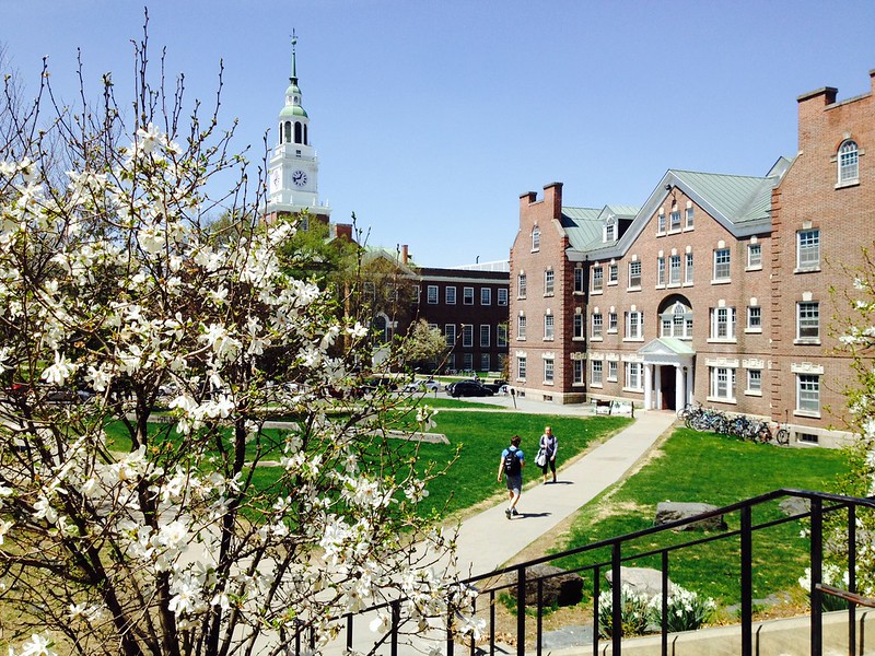 spring campus photo